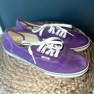 Vans Low Profile Purple Sneakers